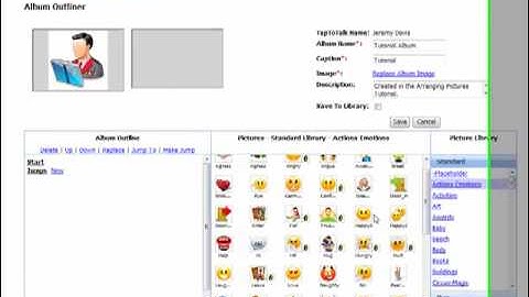 Tutorial - Arranging Pictures in Album Outliner