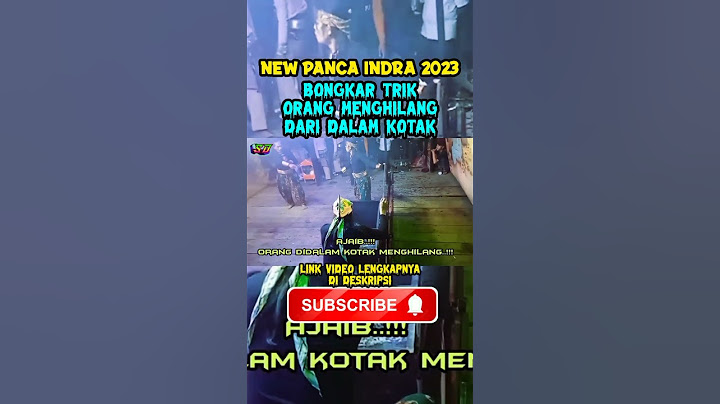BONGKAR TRIK TEHNIK ORANG MENGHILANG DARI DALAM KOTAK SANDIWARA PANCA INDRA 2022 #shorts #sandiwara