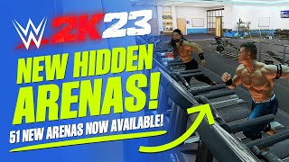 WWE 2K23: New Hidden Arenas Pack! (51 Arenas, Previews & How To Download Them!)