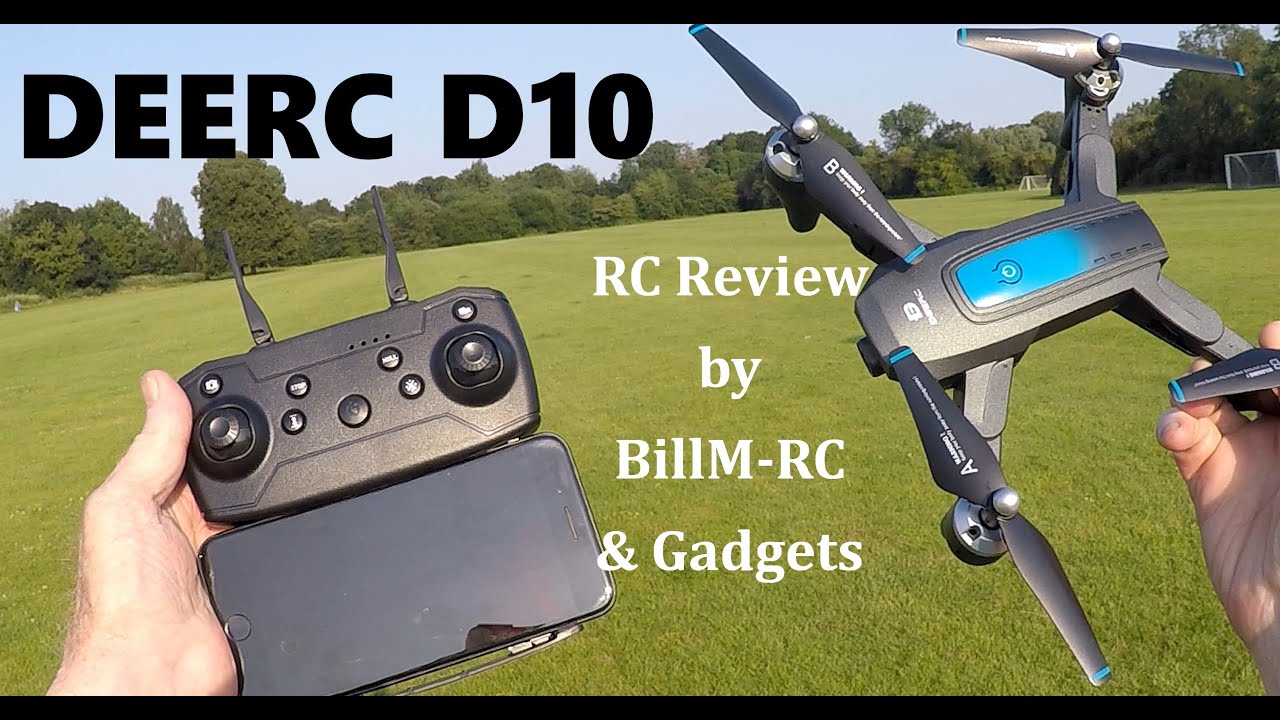 DEERC D10 review - Fun Foldable Drone with WiFi FPV 1080p Camera