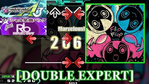 【DDR A3(GP)】 Flip Flap / kors k [DOUBLE EXPERT] 譜面確認+Clap