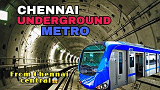 Chennai Underground Metro Travel - Chennai central to Airport ✈️ | jaysview ||