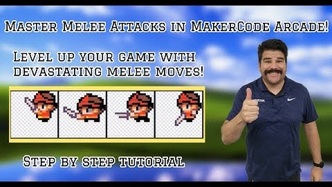 Melee Attack on Arcade MakeCode