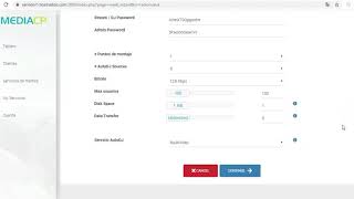 MediaCP para Revendedores - Crear Cuenta Radio screenshot 5