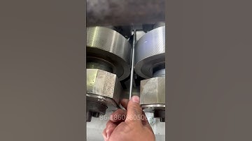 BYSEN thread rolling machine test for customer