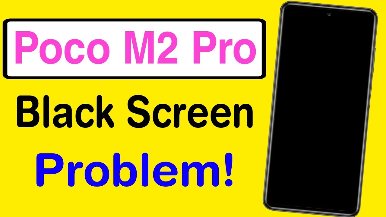 How to Fix Poco M2 Pro Black Screen Problem | Poco M2 Pro Stuck On A Black Screen Solution