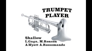 Video thumbnail of "Shallow Trumpet Bb - Gaga and Cooper (No.10)"