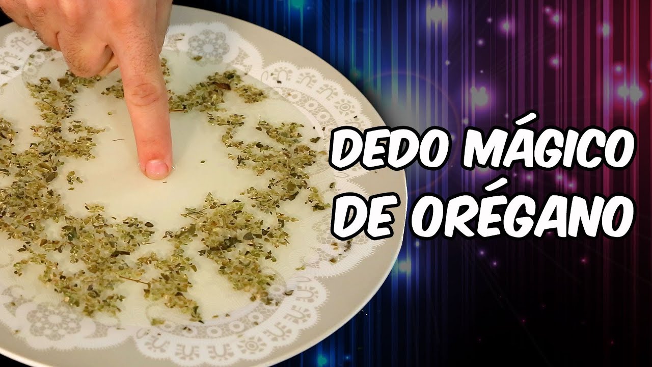 Dedo mágico de orégano (EXPERIÊNCIA de QUÍMICA)
