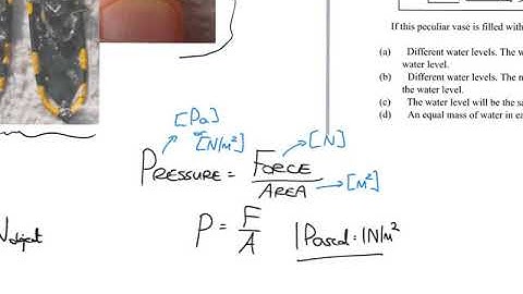 IGCSE Physics 5a Density and Pressure