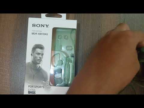 Sony MDR-XB510AS EXTRA BASS™ Sports In-ear Unboxing and Review