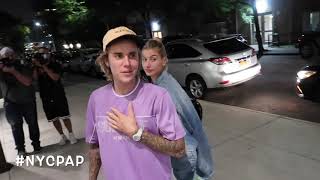 Justin and Hailey Bieber have a date night at the Ipic movie theater in the South St., Seaport