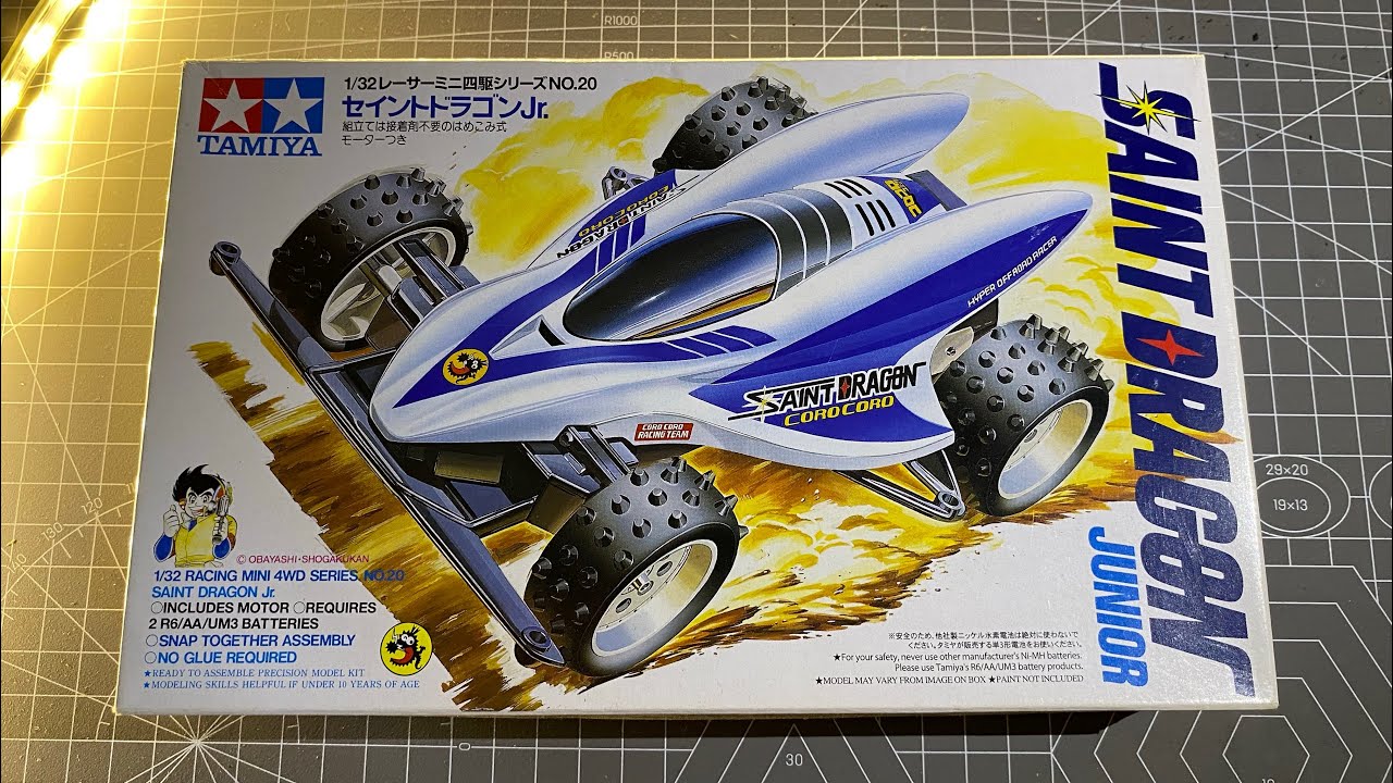 UNBOXING | BUILD TAMIYA MINI 4WD (SAINT DRAGON TYPE 3 CHASSIS)⚡️