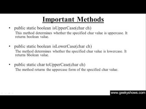 230. toUpperCase Method in Java Programming (Hindi)