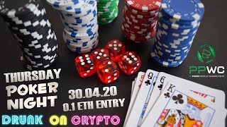 Drunk On Crypto Poker Tournament - 30/04/20  0.1ETH Entry -  Texas Holdem 1 Rebuy no Addon screenshot 5