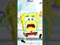 Sponge Toon Bath Fail 💀🧴😂 | Cartoon Shorts #short#spongetoon#cartoon#funny#animation#viral#spongebob