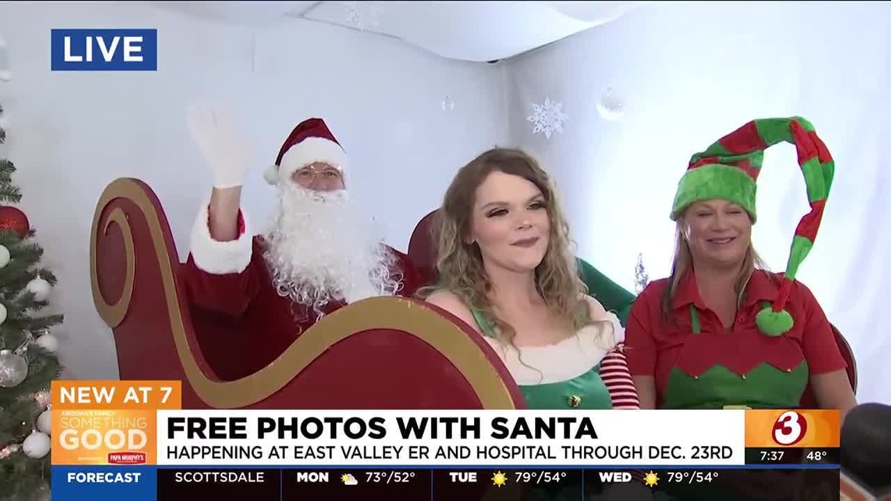 A Gilbert hospital is offering free photos with Santa