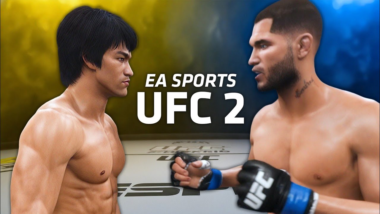 Bruce Lee vs Jorge Masvidal On UFC 2 (LEGEND vs PRO FIGHTER)