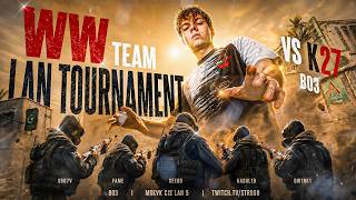 СТРОГО И WW TEAM - ИГРАЮТ LAN ТУРНИР В КС2! ИГРА ПРОТИВ K27! ОЧЕНЬ СЛОЖНЫЙ ПРОТИВНИК!
