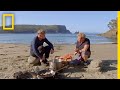 Crayfish hunting in tasmania  gordon ramsay uncharted