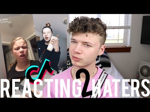 REACTING TO MY HATERS TIKTOKS - REACTING TO MY HATERS TIKTOKS