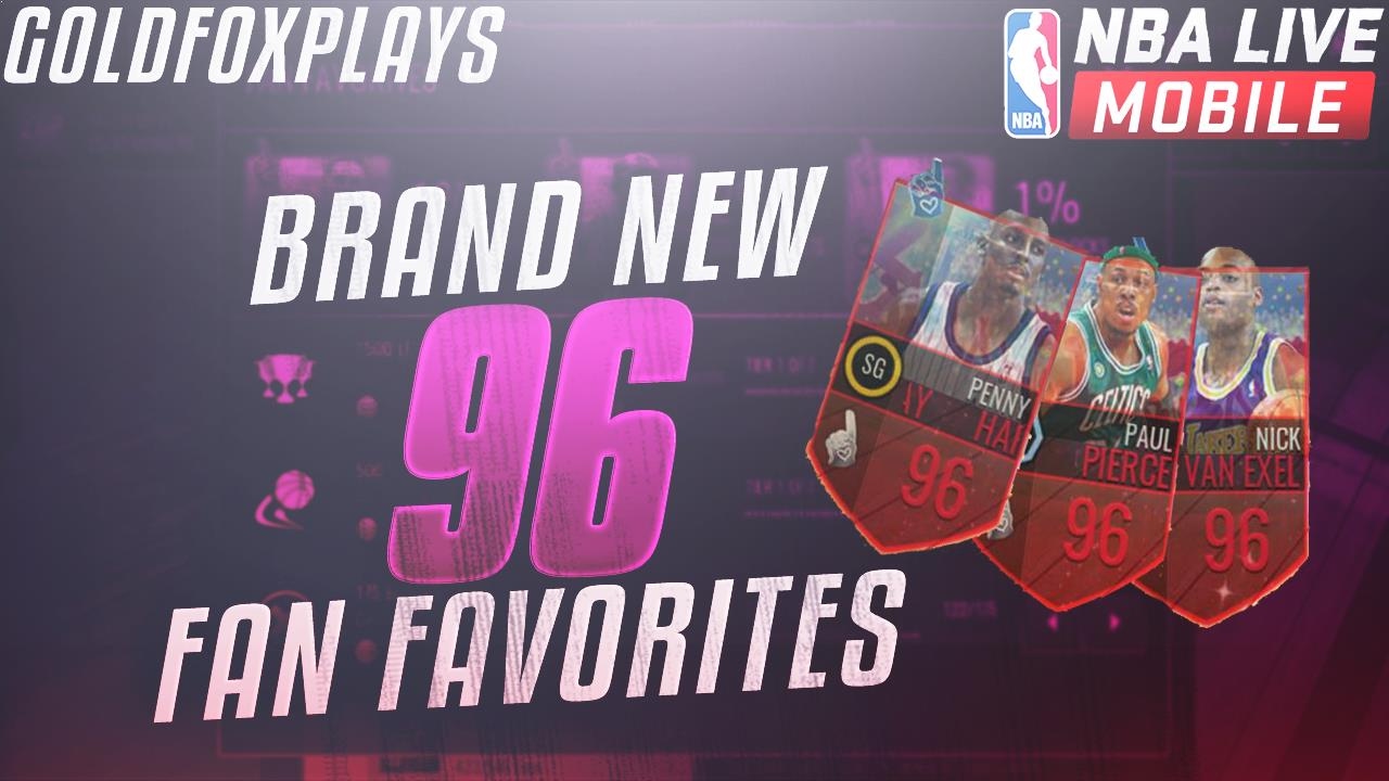 NBA Live Mobile 96+ Fan Favorite League ACHIEVEMENT PLAYERS!! The WHITE MAMBA!!