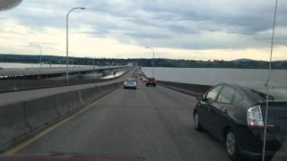 Goodbye 520 bridge. Final drive across this bridge
