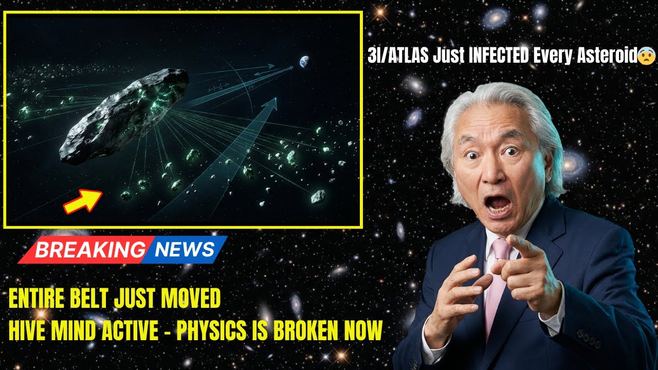 3I/ATLAS Just INFECTED Every Asteroid — Belt Now 100,000 Living Objects | Michio Kaku