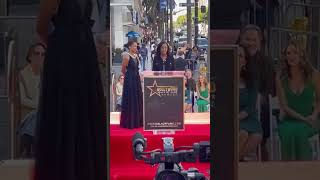 #shondarhimes gave #kerrywashington her flowers during Washington's Walk of Fame ceremony!