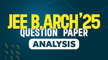 JEE B.ARCH 2025 | QUESTION PAPER ANALYSIS 📝SESSION 1 | EXAM ANSWER KEY #jee2025 #jeepaper2 #b.arch