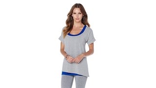 Serena Williams Tee with Contrasting Attached Tank