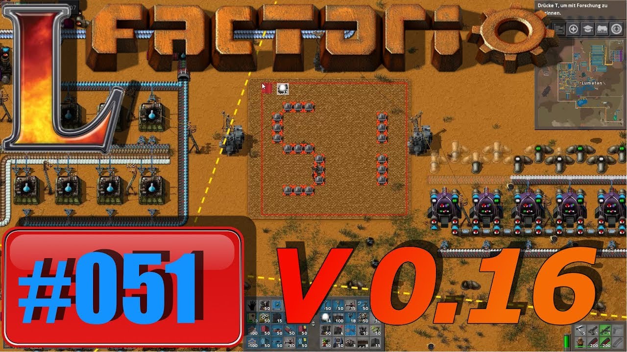 Factorio V 0.16 #051 | Let's Play Deutsch Modpack | Die Nummer muss weg ...