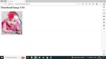 How To Create a Thumbnail Image in HTML & CSS