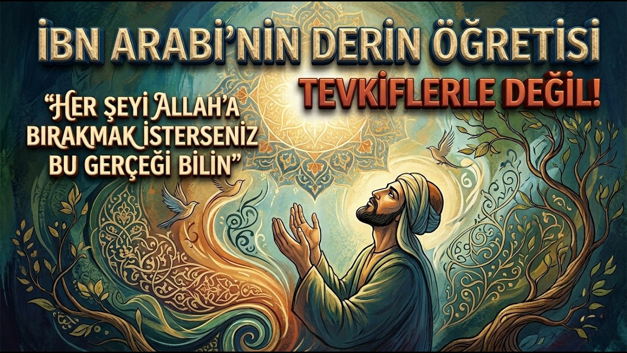 Her Şeyi Allah'a Bırakmak İbn Arabi'nin En Büyük Sırrı: Tevekkül Değil