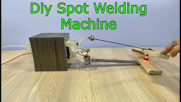 How To Make Diy Spot Welding Machine With a 5000 Watts Old Stabilizer Transformer  At Home