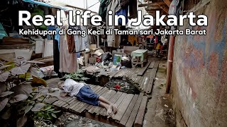 Kehidupan Di Gang Kecil di wilayah Taman sari Jakarta Barat | Jakarta Slum alley