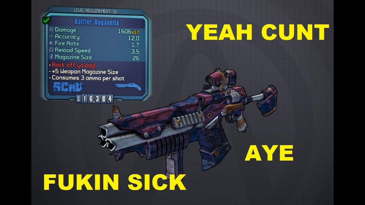 Borderlands The Pre-Sequel - the Boganella! - YouTube