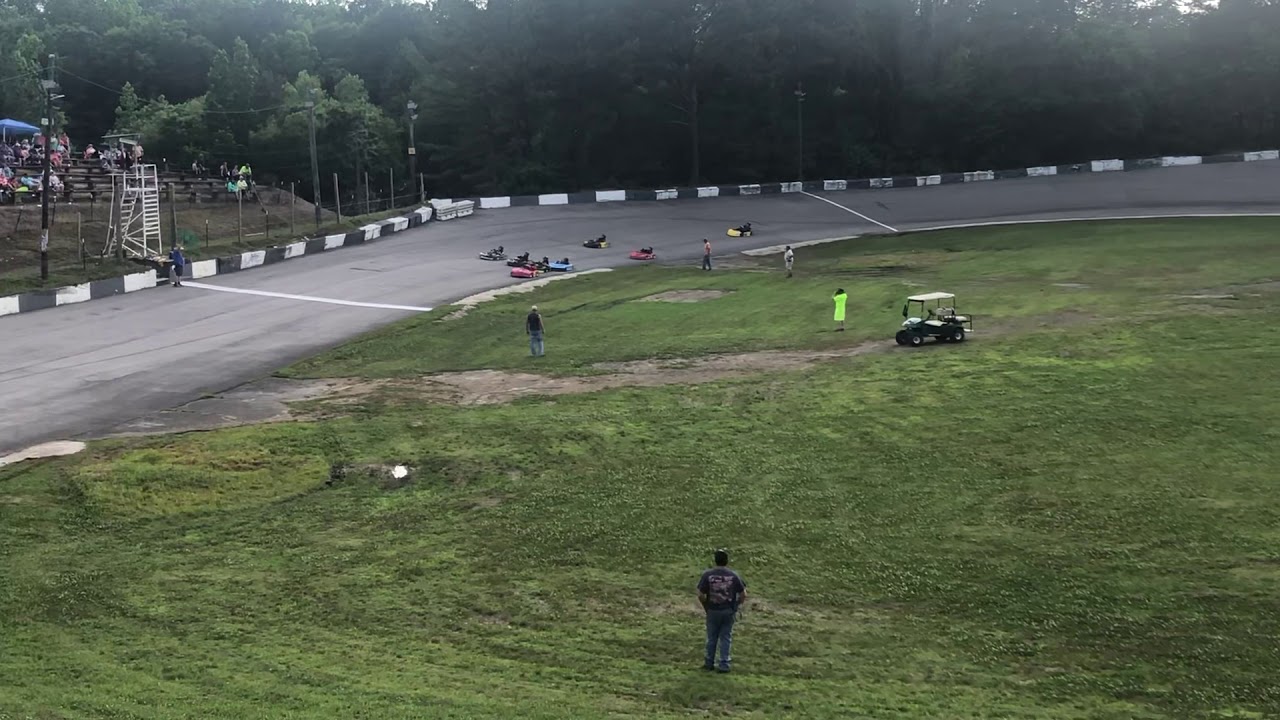 May 24, 2020 Jasper Speedway Jr. Kart Feature Race Part 2. Winner John