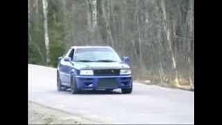 AUDI S2 Launching   amazing exhaust sound