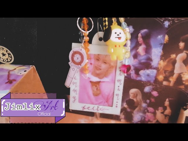 making DIY photocard holders ໒꒱ ‧₊˚ diy kpop pc holder keychain + deco 🐇🪻  aesthetic diy ˗ˏˋ ♡ ˎˊ˗ 