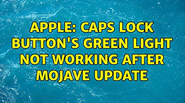 Apple: Caps Lock button