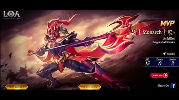 Legend Of Ace pro build Ranked Gameplay Achilles「Android」