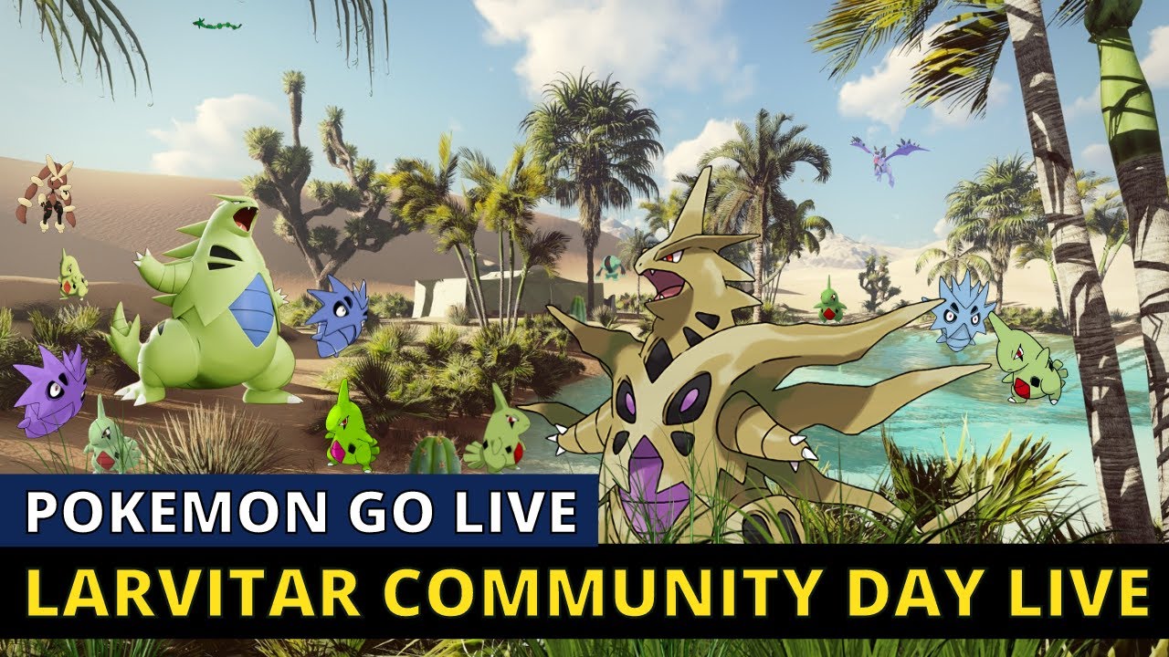 Larvitar Community Day Live YouTube