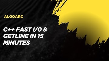 Fast I/O & Getline in 15 Minutes - C++ | Avoid TLE & Handle Inputs Correctly