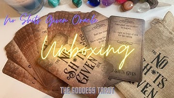 Unboxing 🚫 No Shits Given Oracle ☠️