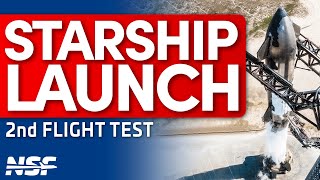 Thumbnail for Full Replay: SpaceX Launches Second Starship Flight Test