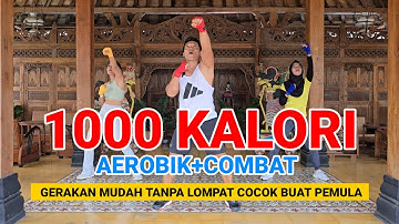 BAKAR 1000 KALORI SENAM AEROBIK COMBAT 👉COCOK UNTUK PEMULA