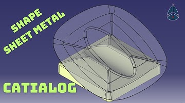 Generative Shape Design - Sheet metal Design - CATIA V5 - CATIALOG