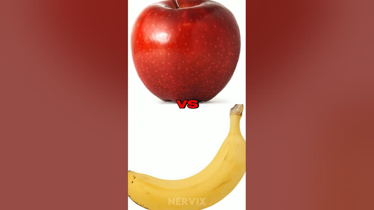 Apple Vs Banana Fruit Edit Youtube