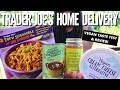 Trader Joe’s Home Delivery?! |  VEGAN Haul ft. NEW soy chorizo, chili, cream cheese &amp; ghee | Vlog