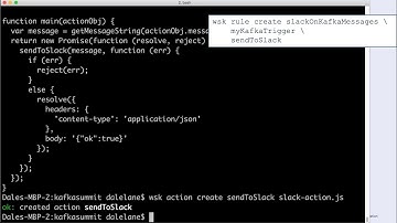 Creating rules in OpenWhisk